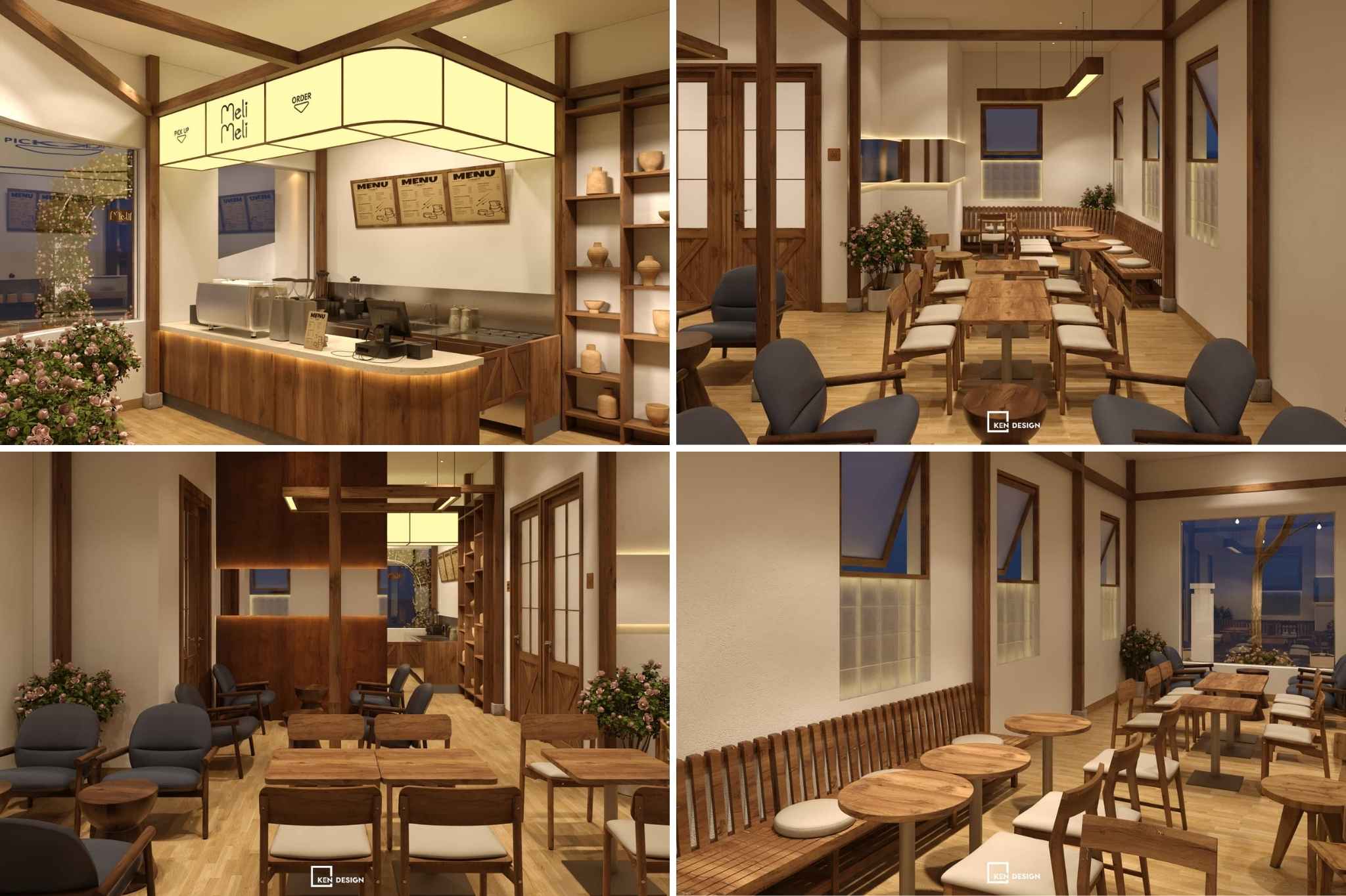 Quán cafe mặt bằng dưới 50m²